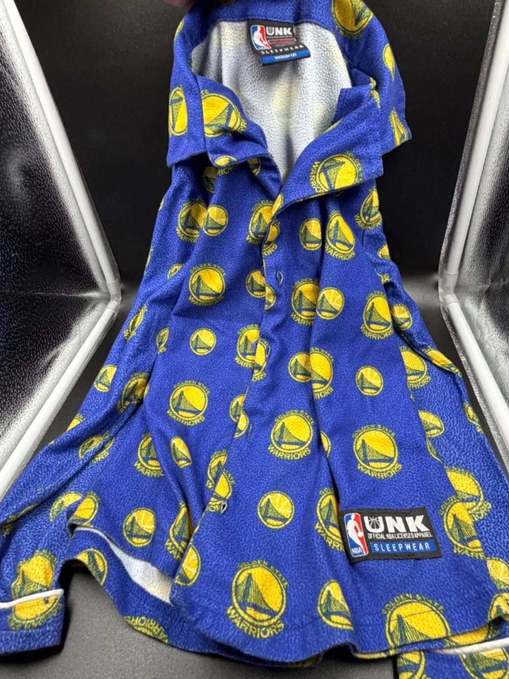 Official NBA Golden State Warriors Youth (Med-8) Long Sleeve Pajama Set